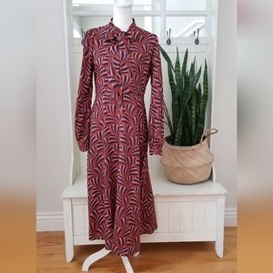 Hayden Los Angeles A-line Hipster Midi Dress Size M